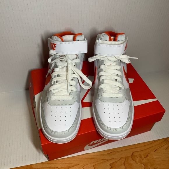 BRAND NEW Nike Dunk High Grey and Orange Sz 6W/4Y - Picture 3 of 6